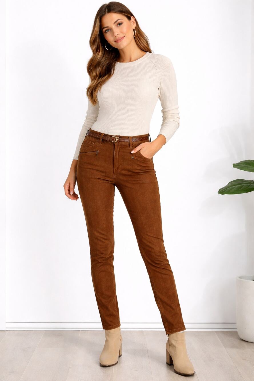 Lauren Ralph Lauren Premium Brown Denim Jeans 4 Riding Pants Equestrian Preppy